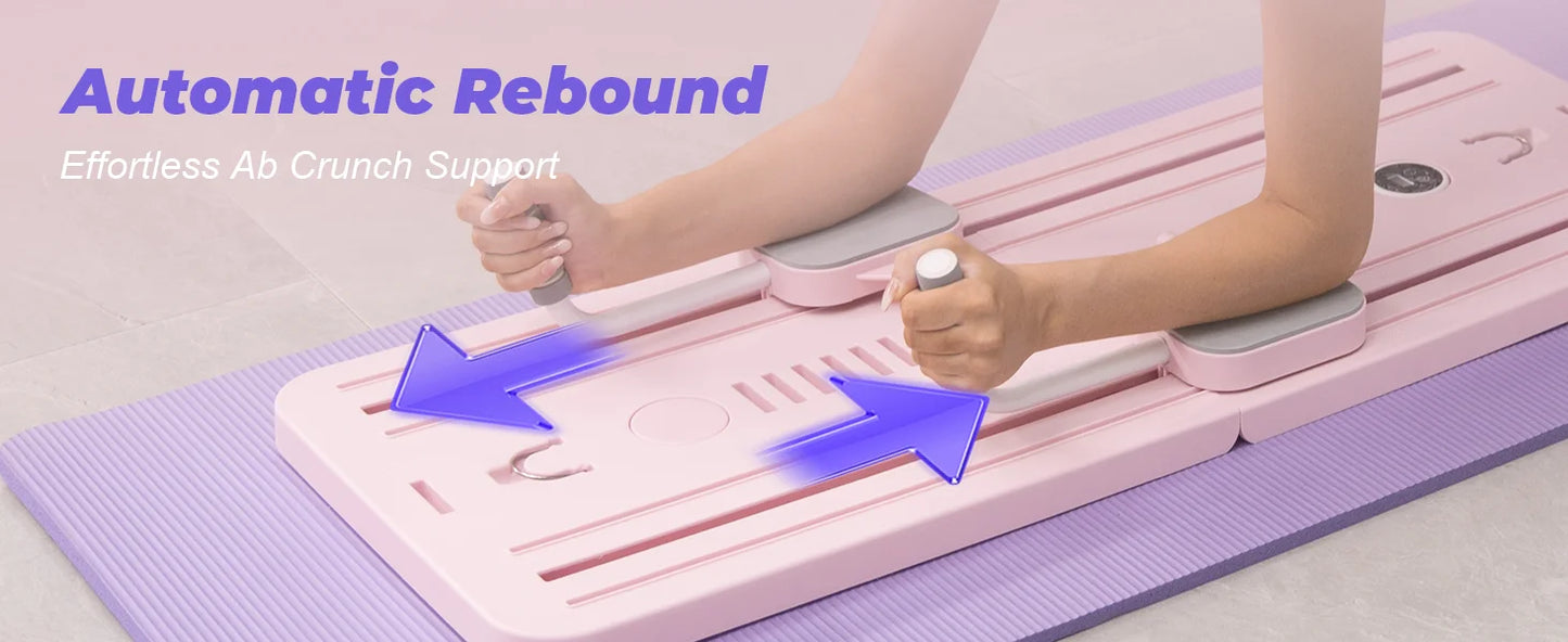 Multifunctional Abdominal Board fitness board Push up Board automatic rebound abdominal muscle curling, home fitness equipment