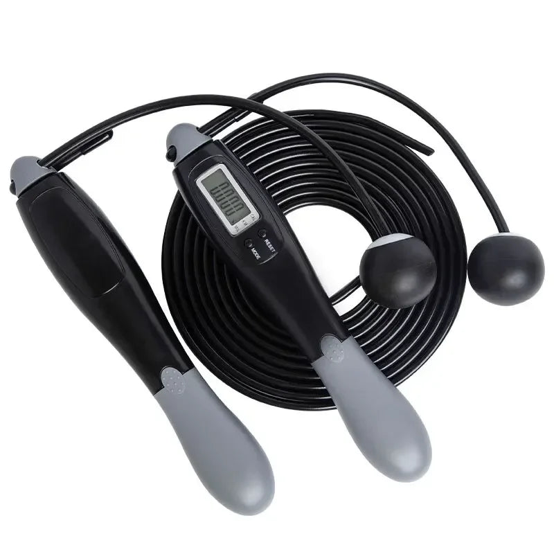 A Set of Multi-Functional Digital Counting Skipping Rope Smart Wireless Ball Dual-Purpose Indoor Cordless Skipping Rope Cordless