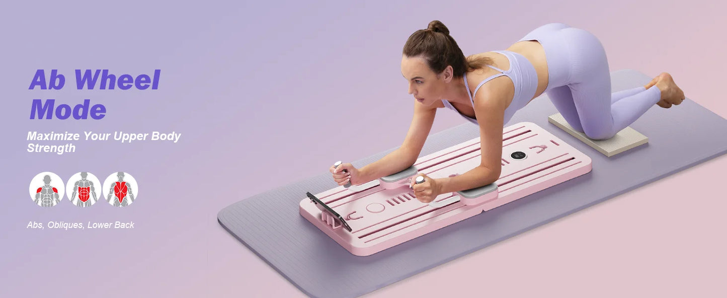 Multifunctional Abdominal Board fitness board Push up Board automatic rebound abdominal muscle curling, home fitness equipment