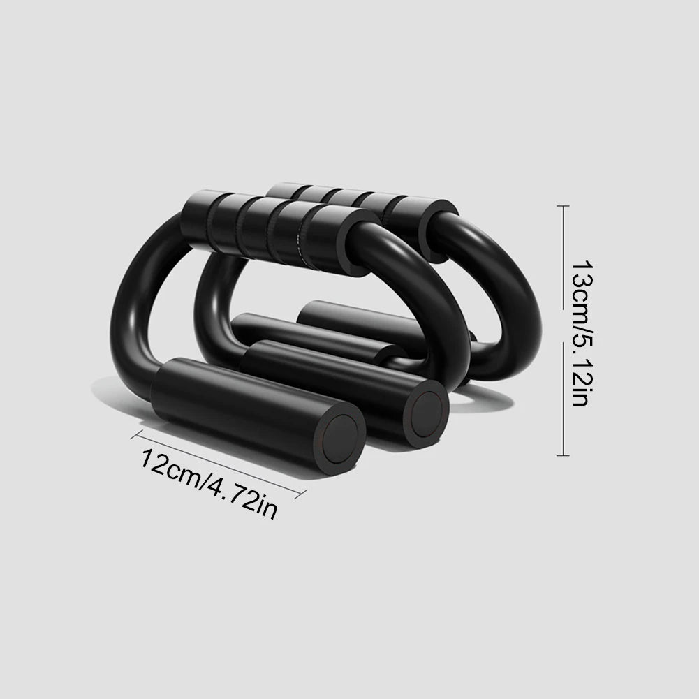 S Shape Push-up Stand Foam Handles Chest Fitness Equipment Anti Slip Home Fitness Chest Training Equipment