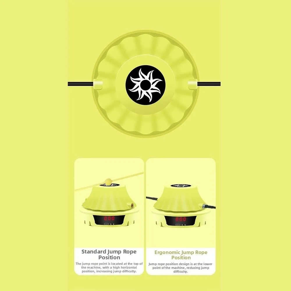 Remote Control Smart Skipping Machine Adjustable Speed LED Display Electric Jump Rope Automatic Counting Dense Structure
