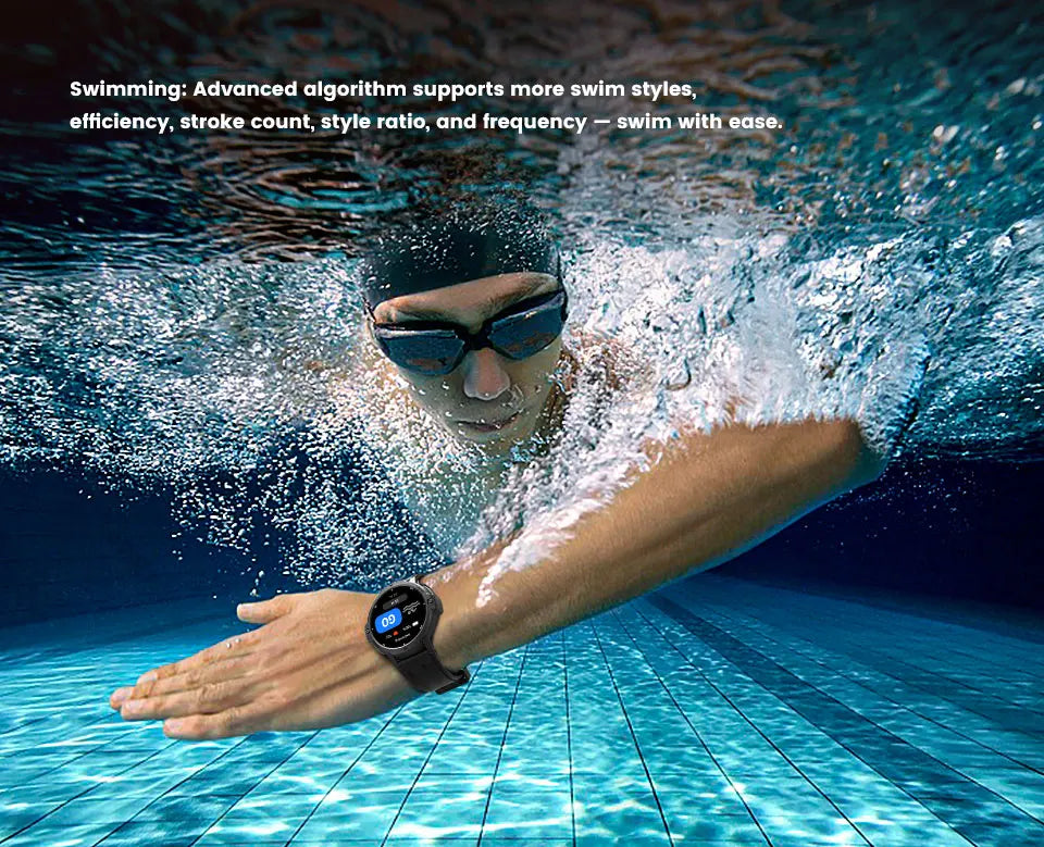 LEADOYS C31 Men's GPS Smartwatch Reloj Inteligente Para Hombre Outdoor Fitness Swimming Running Jumping Rope Smart Wrist Watch