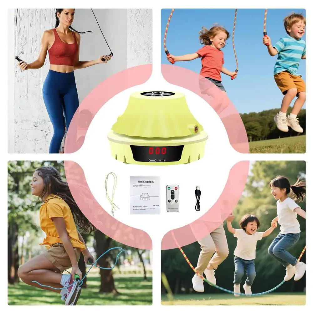 Automatic Jump Rope Machine – Portable Smart Skipping Trainer for Home Fitness