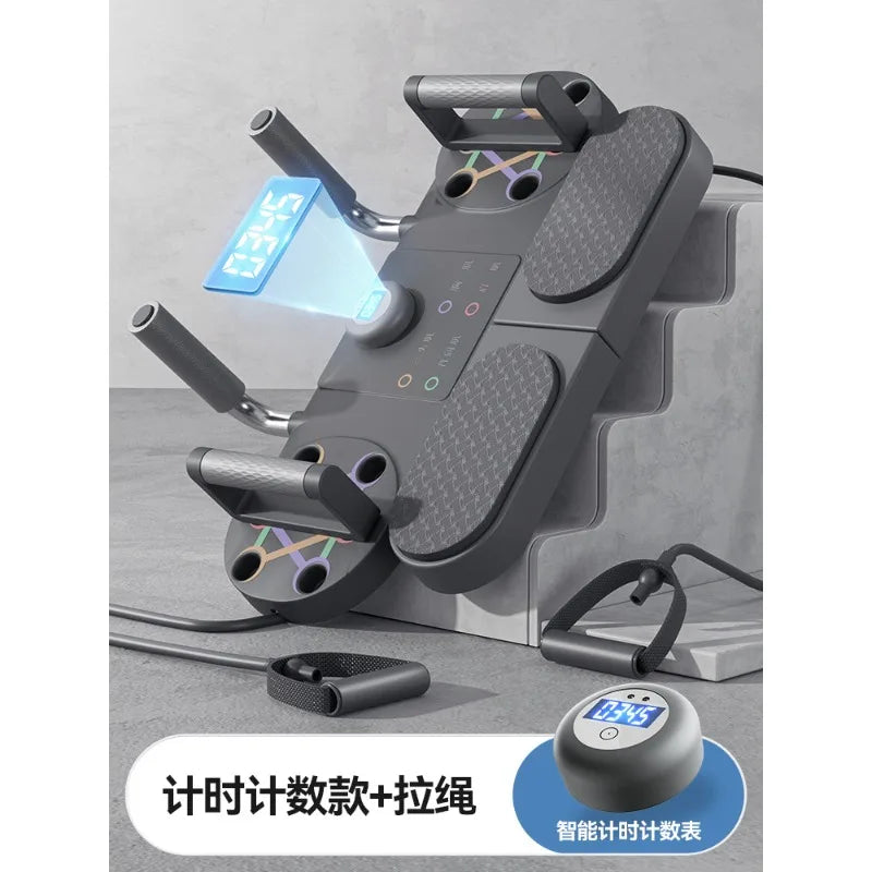 Portable Push Up Stand Board Plank Assist Tool Home Gym Exercise Chest Abdominal Muscle Trainer