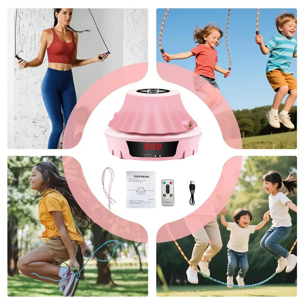 Automatic Jump Rope Machine – Portable Smart Skipping Trainer for Home Fitness