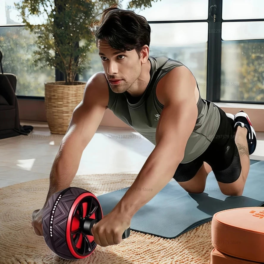 Silent Ab Roller Quiet Core & Abdominal Workout Wheel