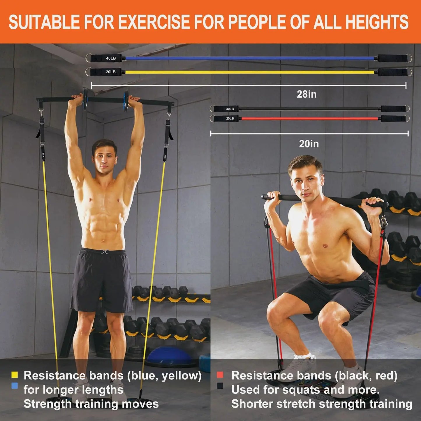 20-in-1 Push Up Board, Portable Foldable Push Up Bar for Home Gym, Pushup Handles for Floor Strength Training for Men Women