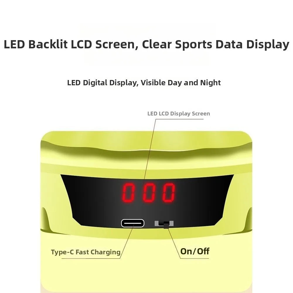 Remote Control Smart Skipping Machine Adjustable Speed LED Display Electric Jump Rope Automatic Counting Dense Structure