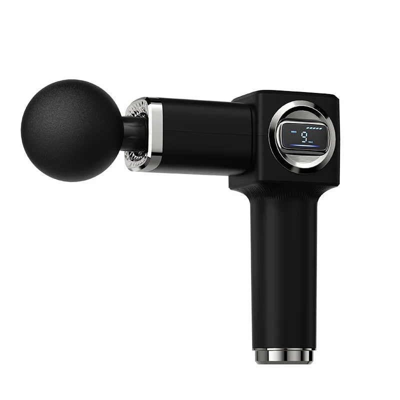 2026Portable Muscle Massage Gun For Body Massage, With Led Touch Screen, Speed Adjustment,, And 4 Replaceable，Rechargeable