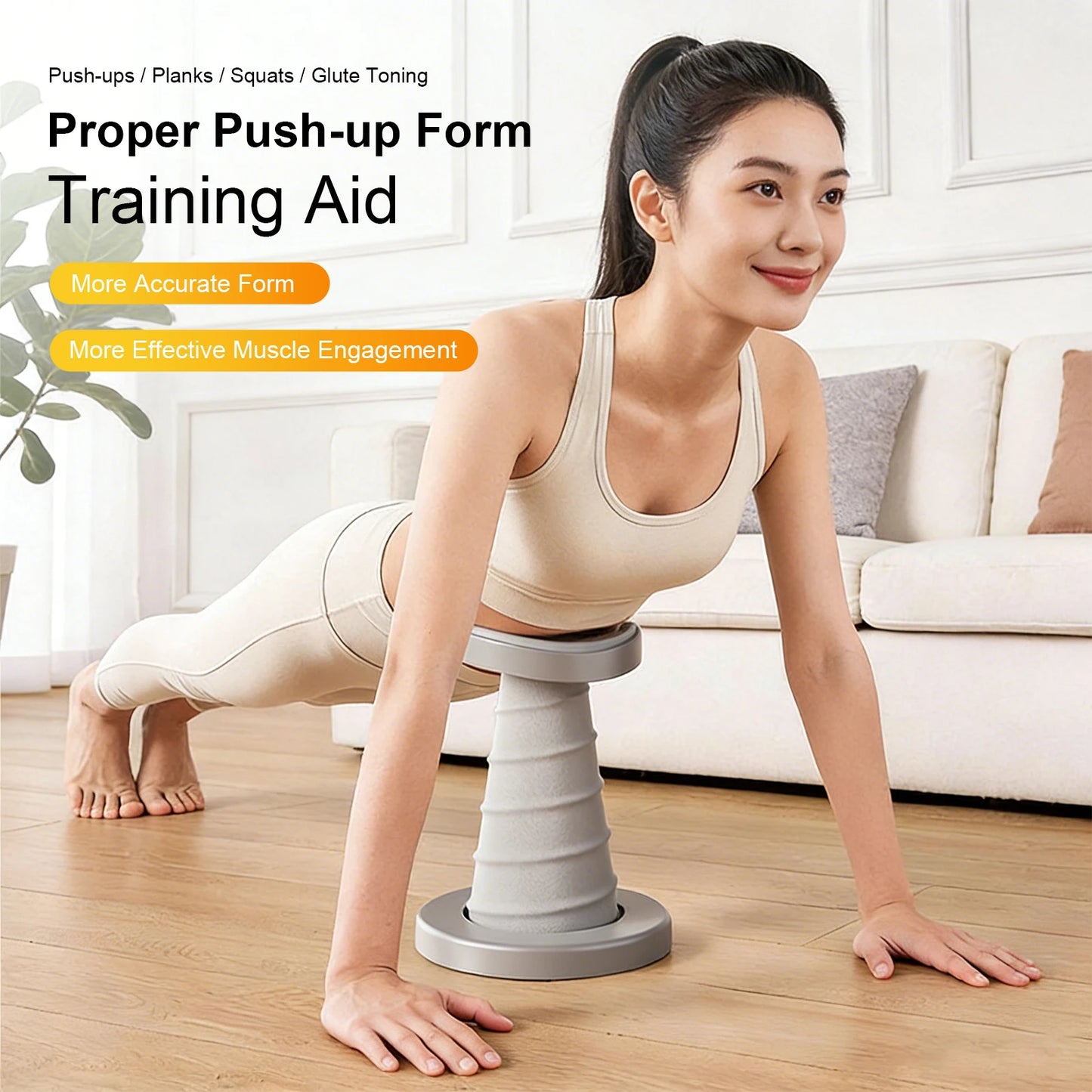 Push Up Trainer Automatic Rebound Push-Ups Assisted Machine Abdomen Training Support Tool Upper Body Strength Training Equipment