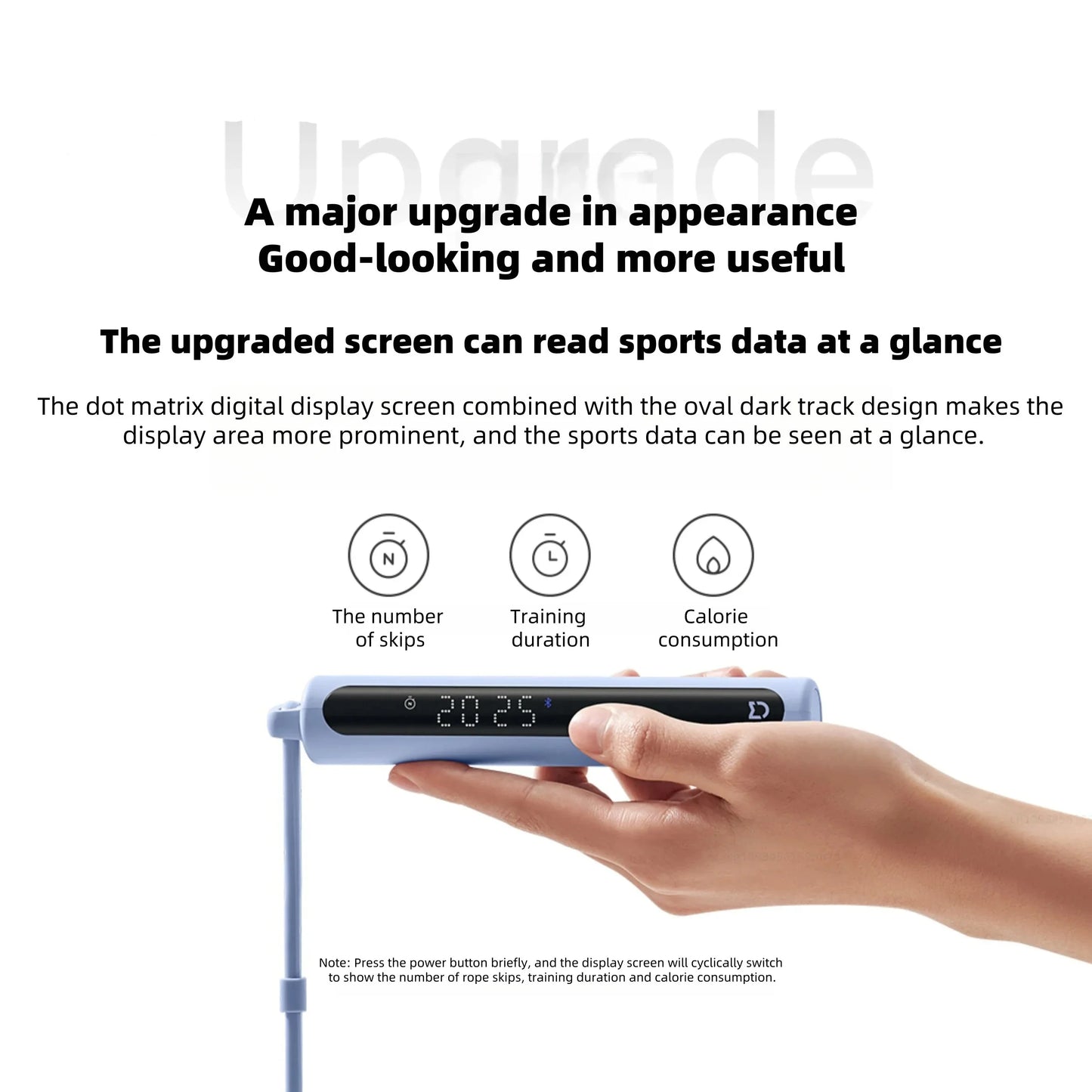 Original Mijia Smart Skipping Jump Rope 2 Digital Counter Adjustable Calorie Calculation Sport Fitness Exercise Lose Weight CN