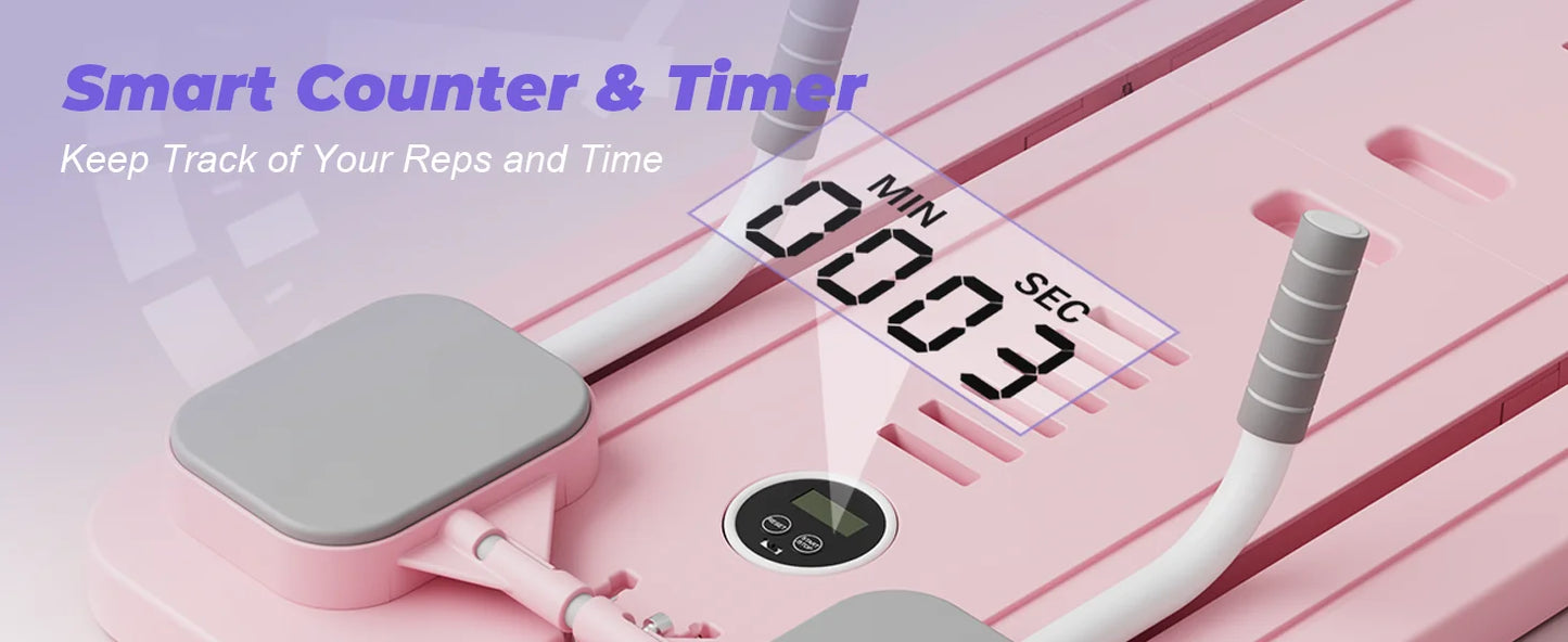 Multifunctional Abdominal Board fitness board Push up Board automatic rebound abdominal muscle curling, home fitness equipment