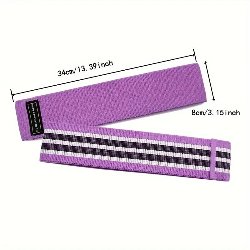 Fabric Resistance Booty Bands for Glutes, Legs & Yoga | Non-Slip Hip Workout Bands