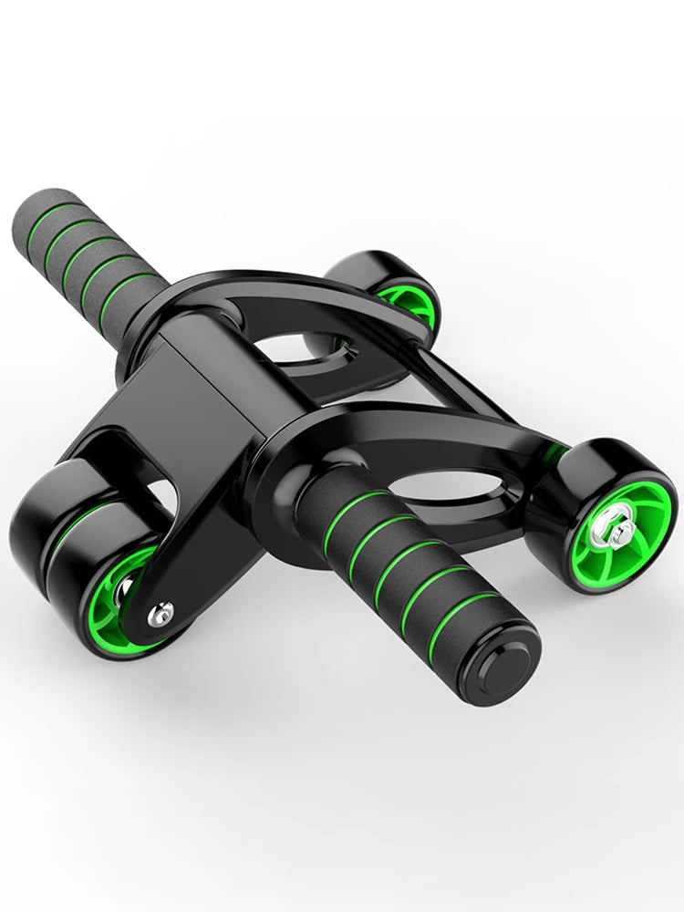 Ab Roller for Abs Workout 4 Wheel AB Wheel Roller Workout System Home Gym Workout Exercise Equipment Abdomen Muscle Training