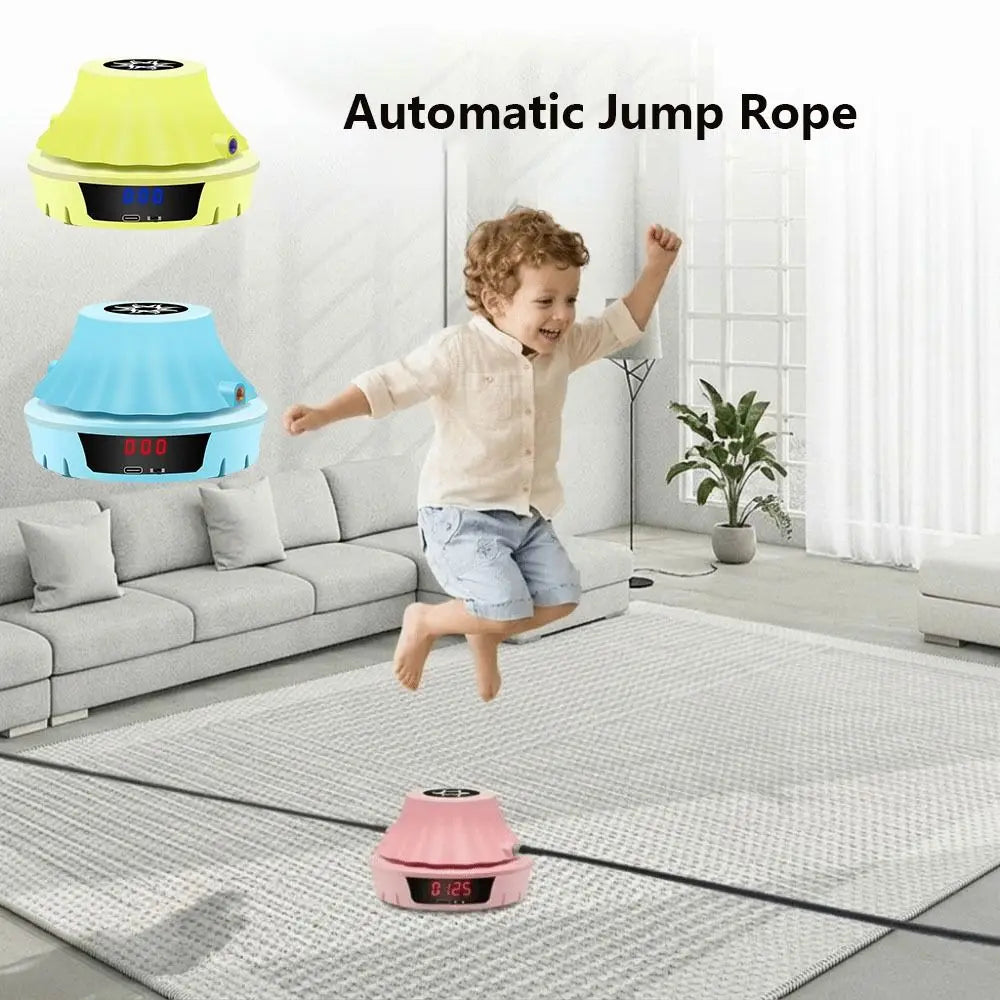 Remote Control Smart Skipping Machine Adjustable Speed LED Display Electric Jump Rope Automatic Counting Dense Structure