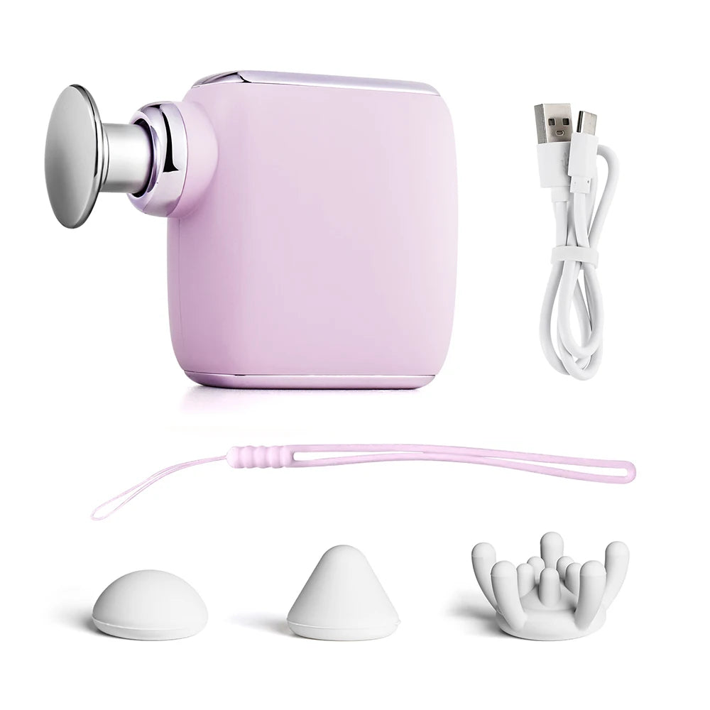 Pocket Mini Fascia Gun High Frequency Vibration Body Massage Gun Portable Electric Massager Muscle Relaxation Fascia masajeador