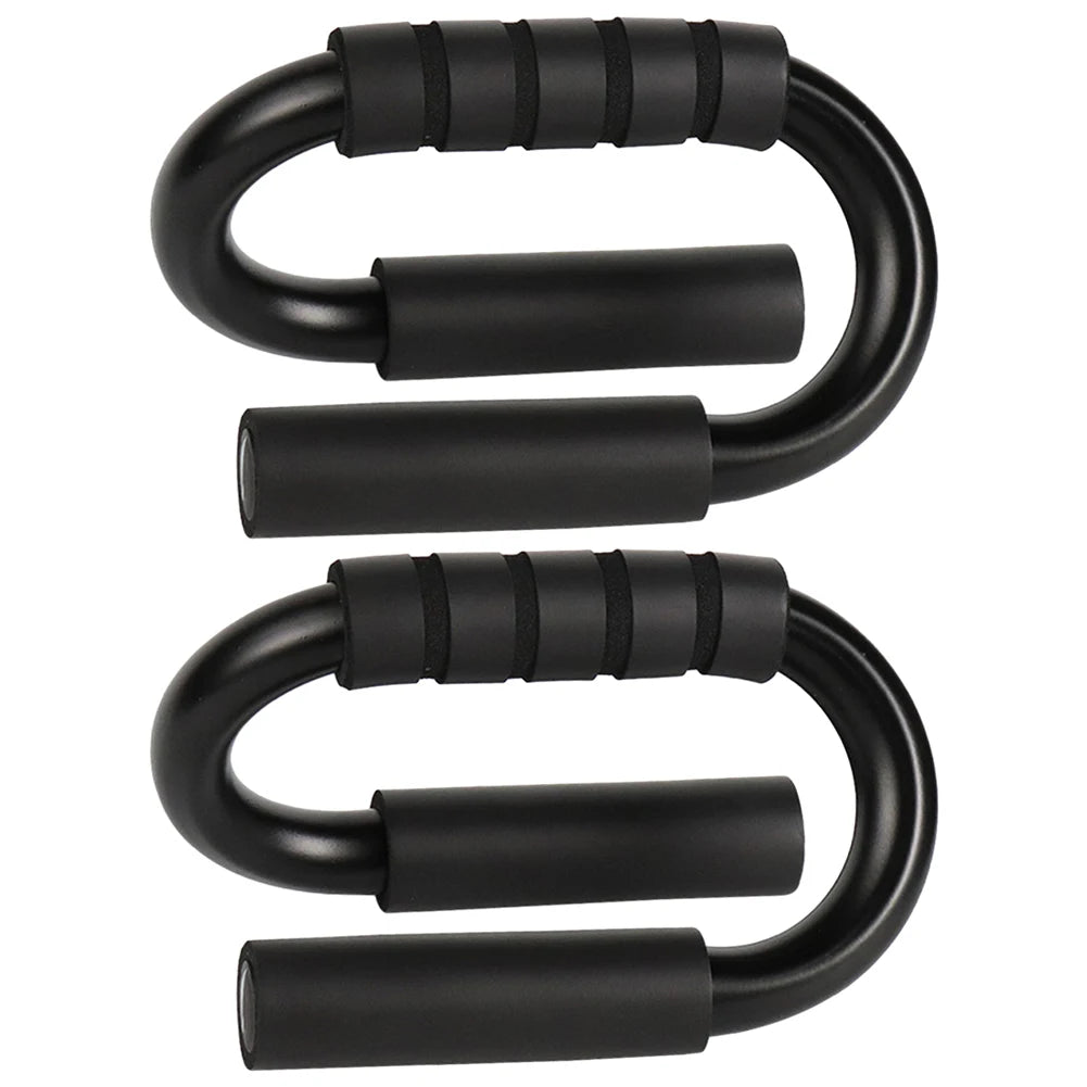 S Shape Push-up Stand Foam Handles Chest Fitness Equipment Anti Slip Home Fitness Chest Training Equipment
