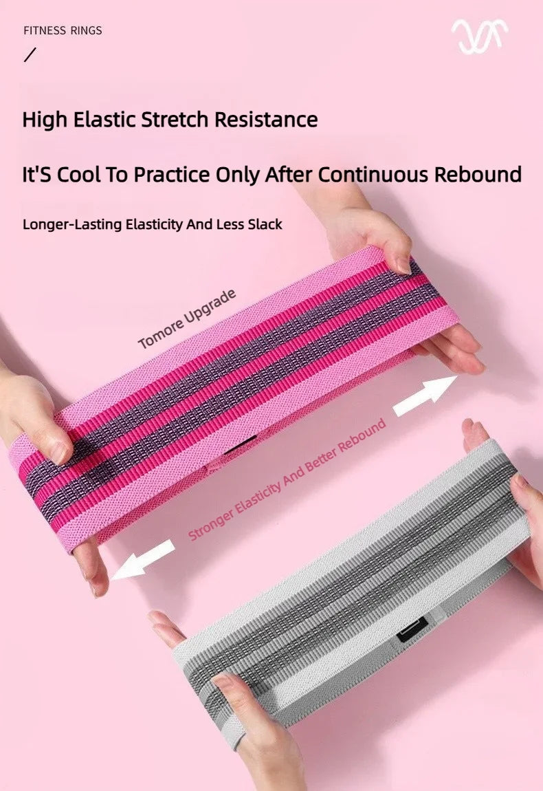 3-Piece Fabric Resistance Bands Set | Non-Slip Booty Bands for Glute & Leg Workouts