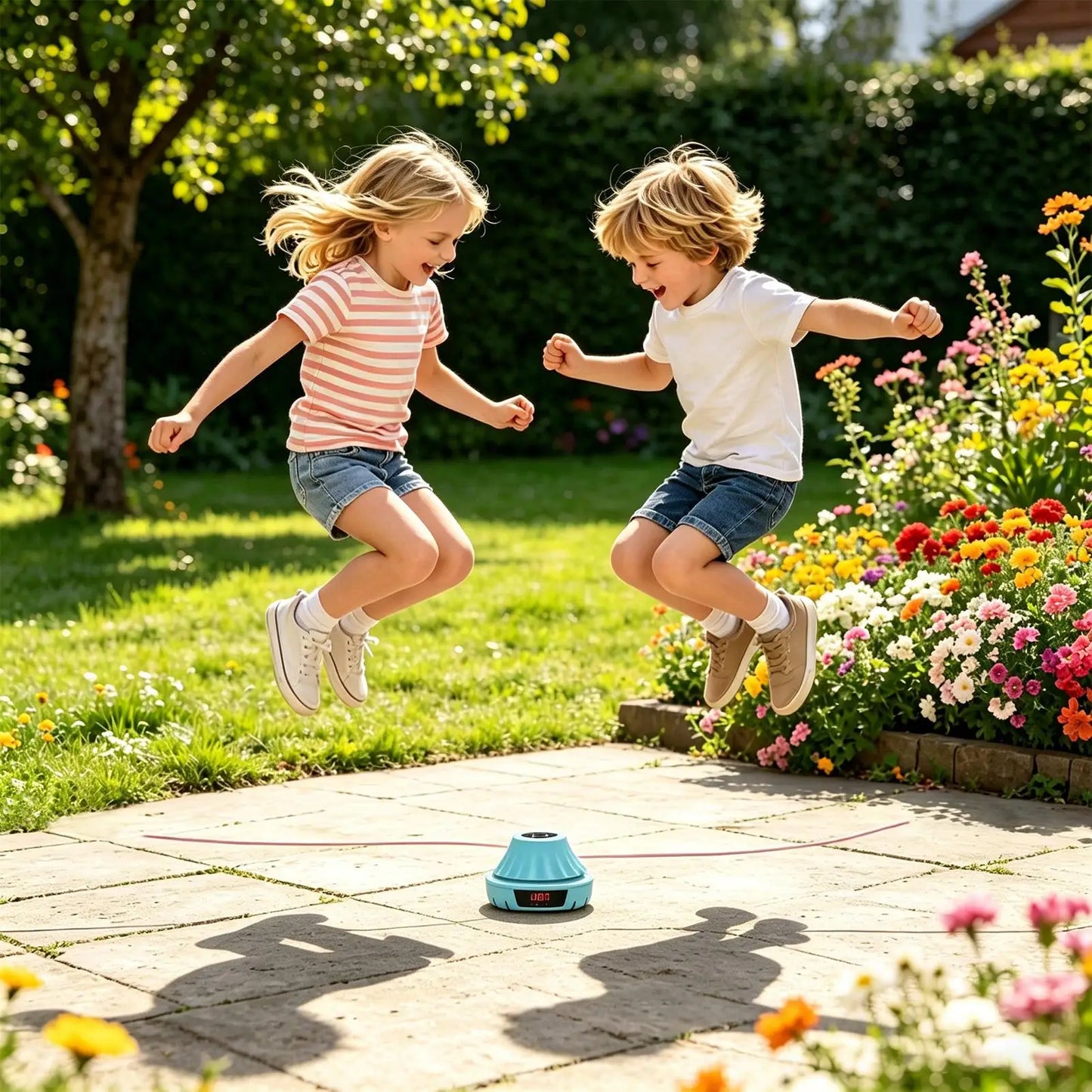 Automatic Jump Rope Machine – Portable Smart Skipping Trainer for Home Fitness
