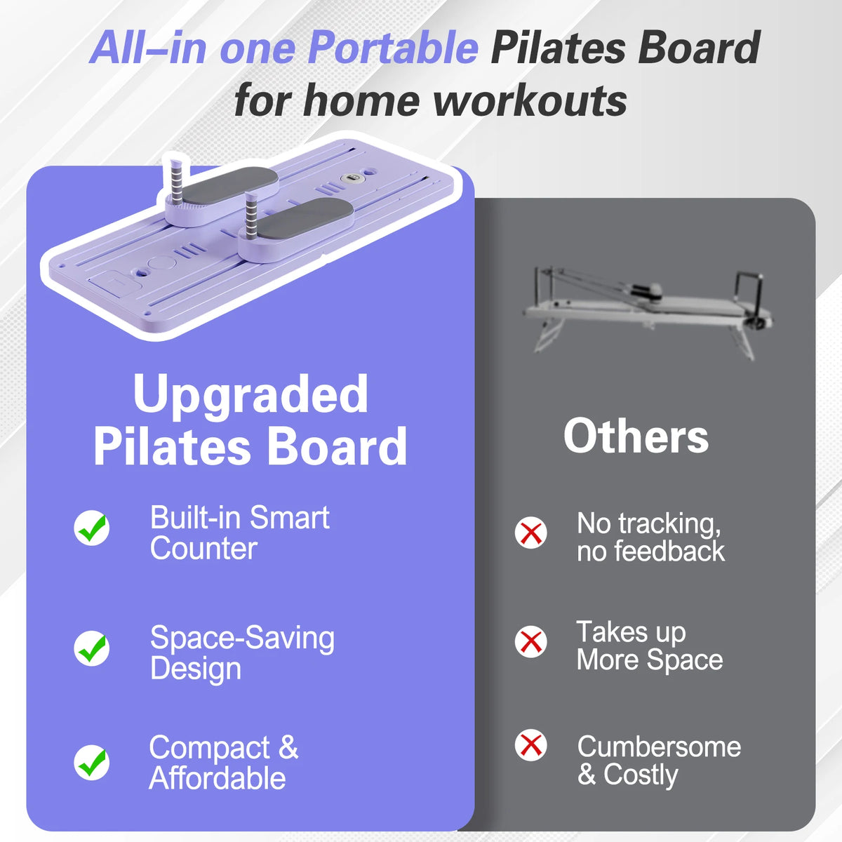 Foldable Pilates Bar for Core & Full-Body Workouts