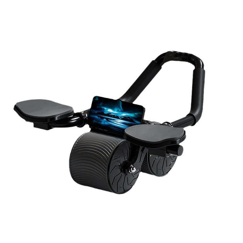 Ab Roller Wheel with Automatic Rebound & Elbow Support