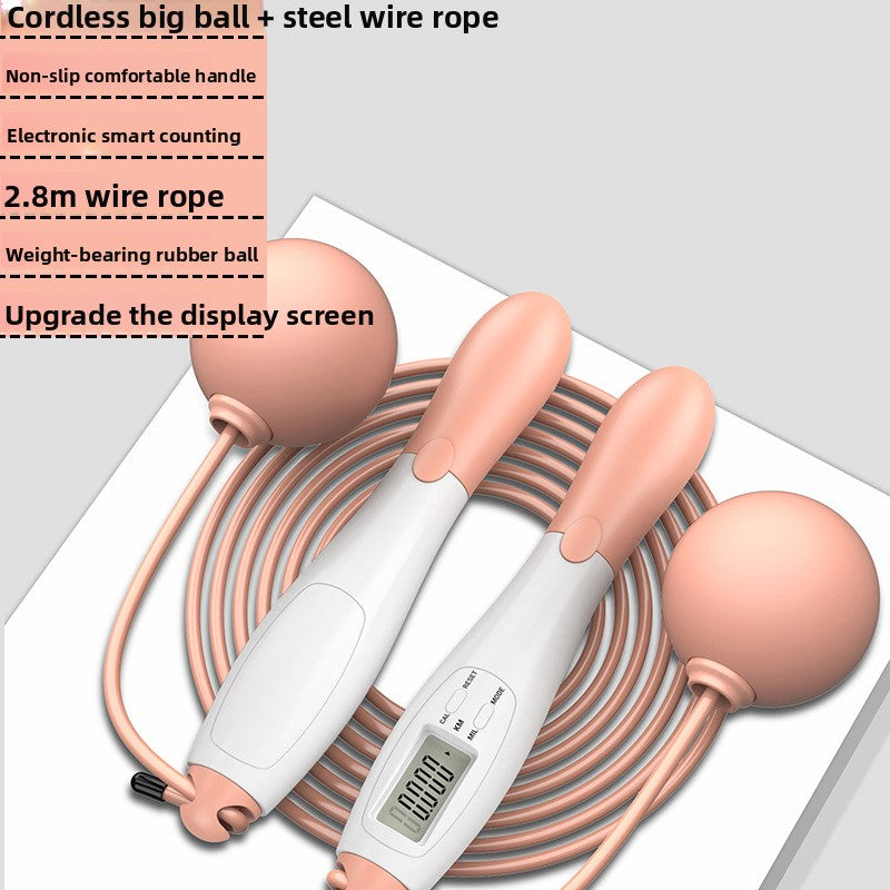 Intelligent Counting Jump Rope with Weighted Ball – Digital Skipping Rope