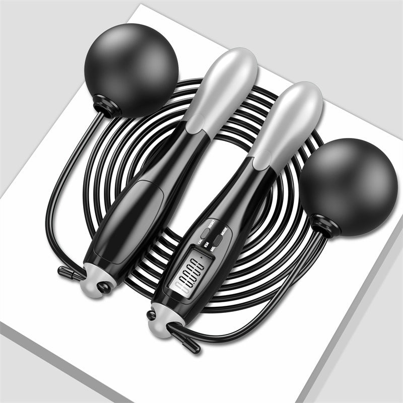 Intelligent Counting Jump Rope with Weighted Ball – Digital Skipping Rope